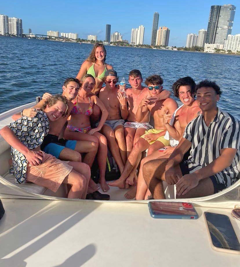 Israel Estrada used his $500 scholarship to visit Ft. Lauderdale and rent a boat with friends during spring break.